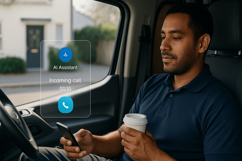 Professional AI receptionist creating excellent first impressions for callers