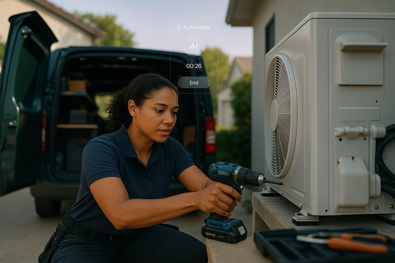 ARROW AI receptionist in action
